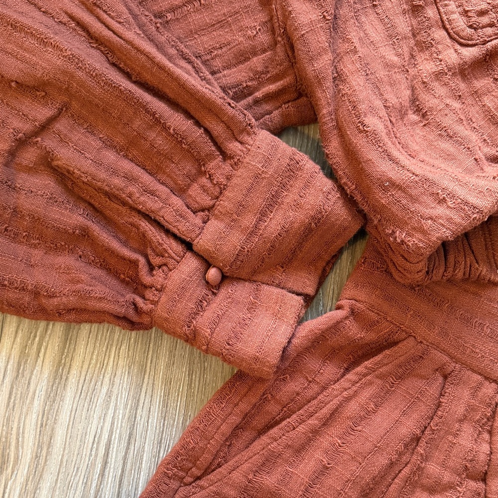 Free People Rust Two-Piece Set - Picture 4 of 6